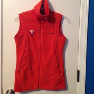 Virginia Tech Hokies Columbia fleece vest xs